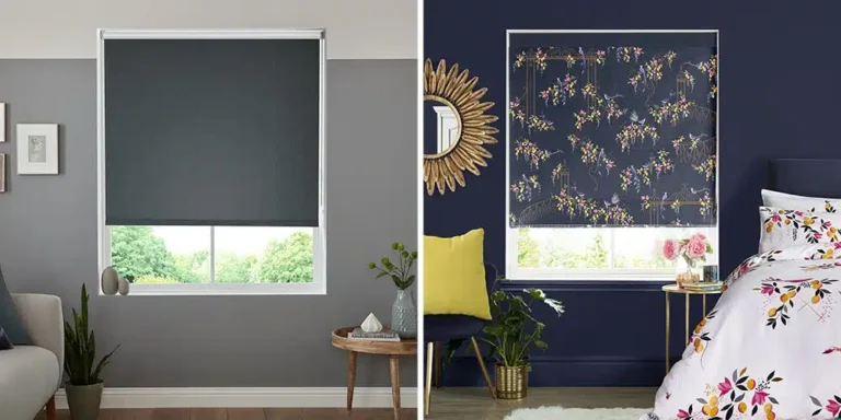 Roman Blinds vs Roller Blinds